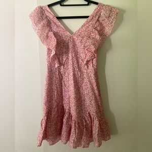 Love shack fancy pink floral dress